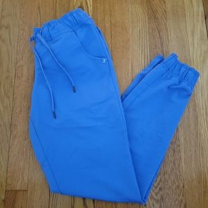 NEW Jaanuu Scrubs Ceil Blue Jogger Scrub Pants
